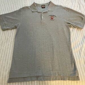 Men’s vintage Harley Davidson Wauwatosa,WI, polo tee, in excellent used con.